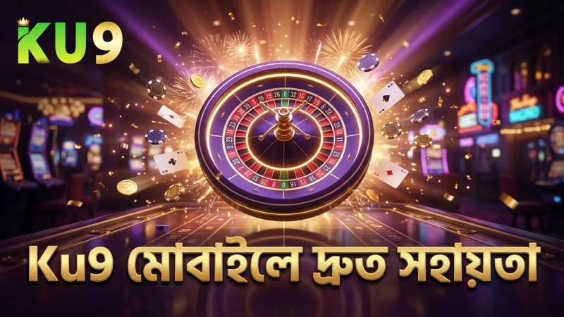 মোবাইল ফোনে Ku9 সহায়তা দ্রুত ও সহজে পাওয়া যায়