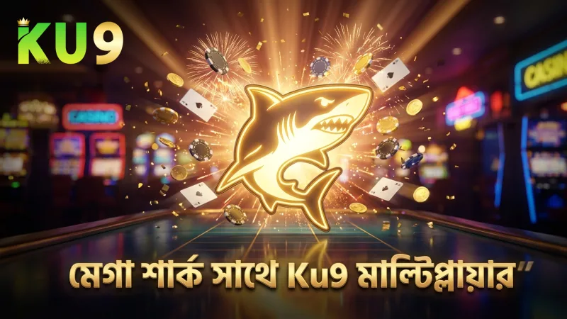 মেগা শার্ক ফিচারে মাল্টিপ্লায়ারের প্রভাব Ku9 প্ল্যাটফর্মে।
