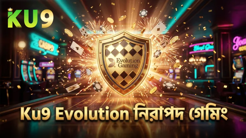 Evolution Gaming-এর লাইভ স্ট্রিমিং ও নিরাপত্তা নিশ্চিত করে Ku9।